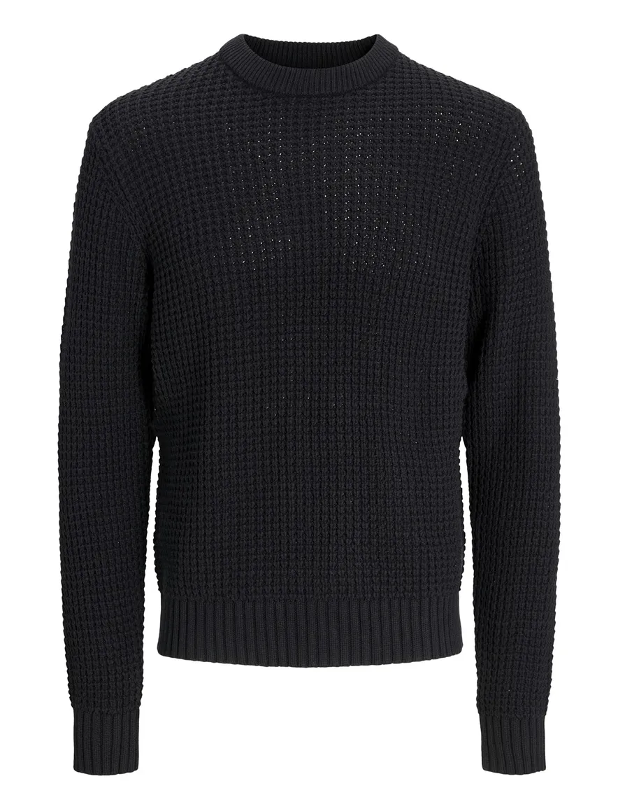 Jack & Jones trui zwart katoen big & tall