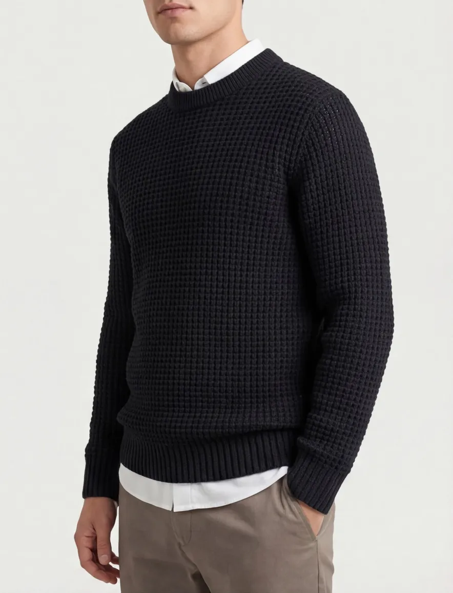 Jack & Jones trui zwart katoen big & tall