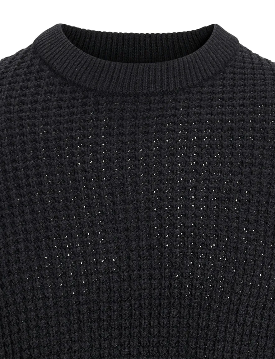 Jack & Jones trui zwart katoen big & tall