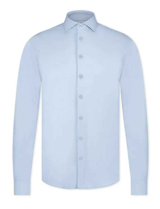 Blue Industry overhemd lichtblauw modern fit Non Iron