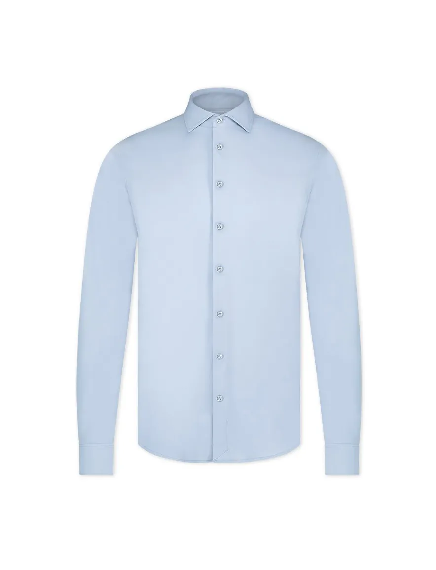 Blue Industry overhemd Non Iron lichtblauw modern fit