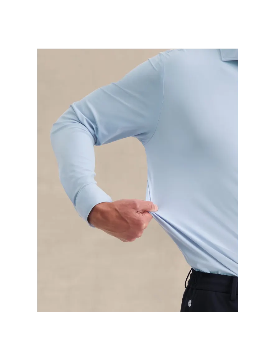 Blue Industry overhemd Non Iron lichtblauw modern fit