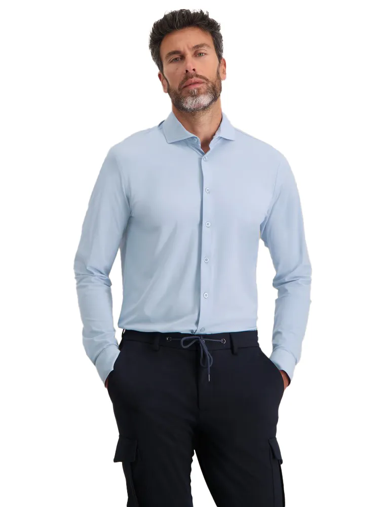 Blue Industry overhemd lichtblauw Non Iron modern fit