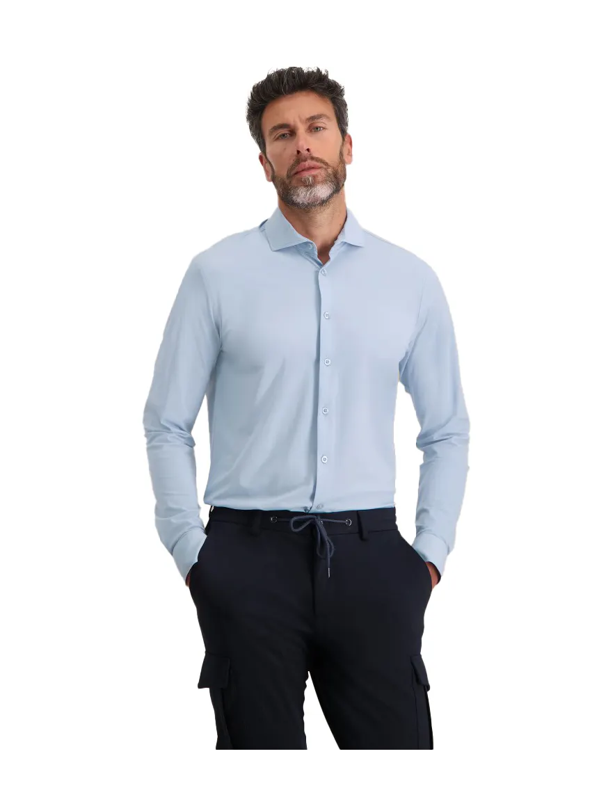 Blue Industry overhemd Non Iron lichtblauw modern fit