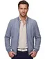 Wellington of Bilmore bomberjack blauw effen