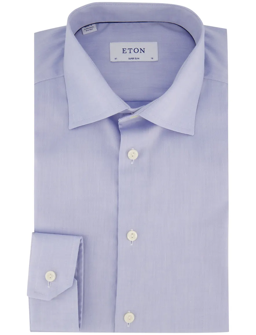 Eton overhemd lichtblauw