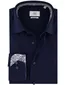 Eterna overhemd Comfort Fit donkerblauw strijkvrij
