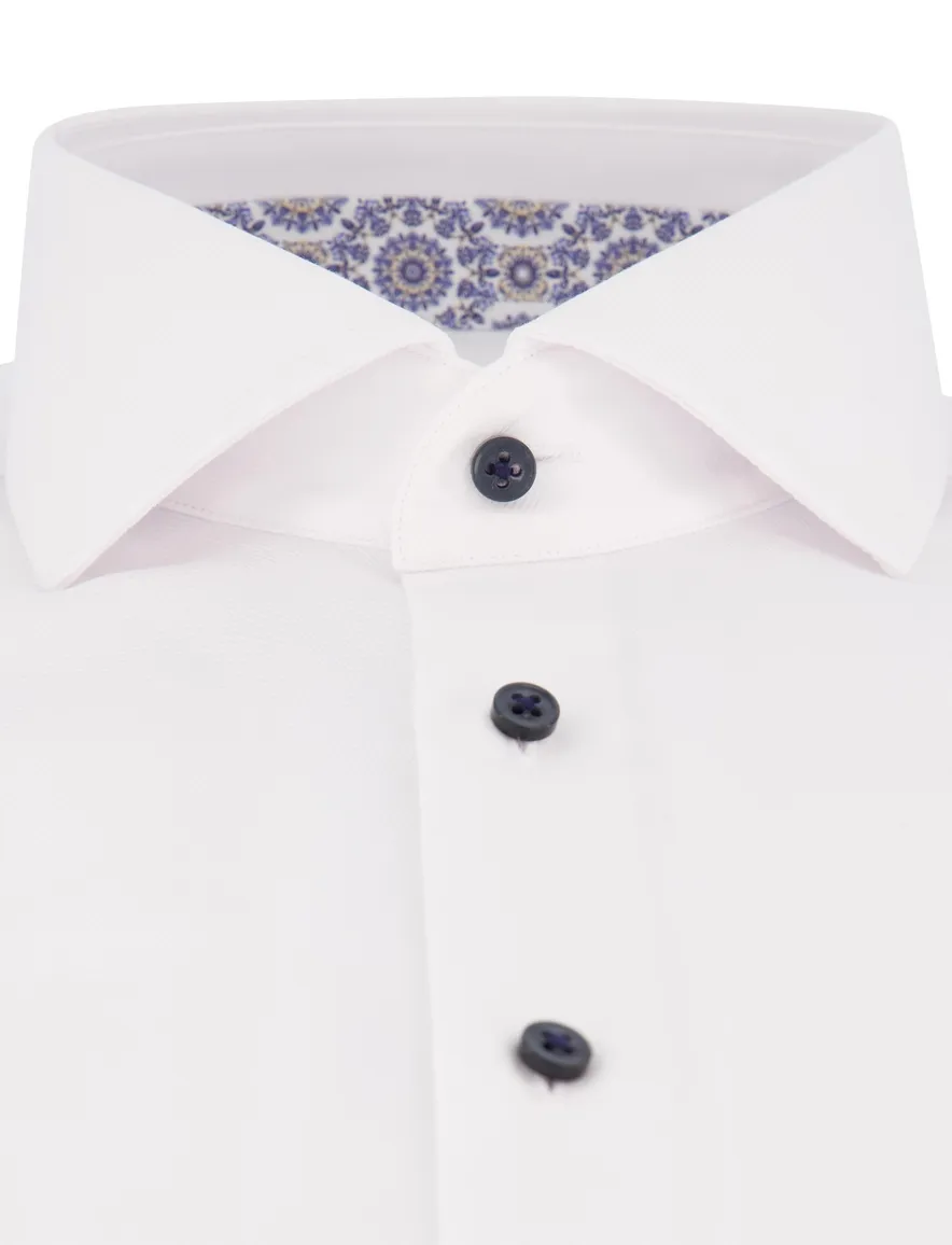 Eterna overhemd Modern Fit strijkvrij wit