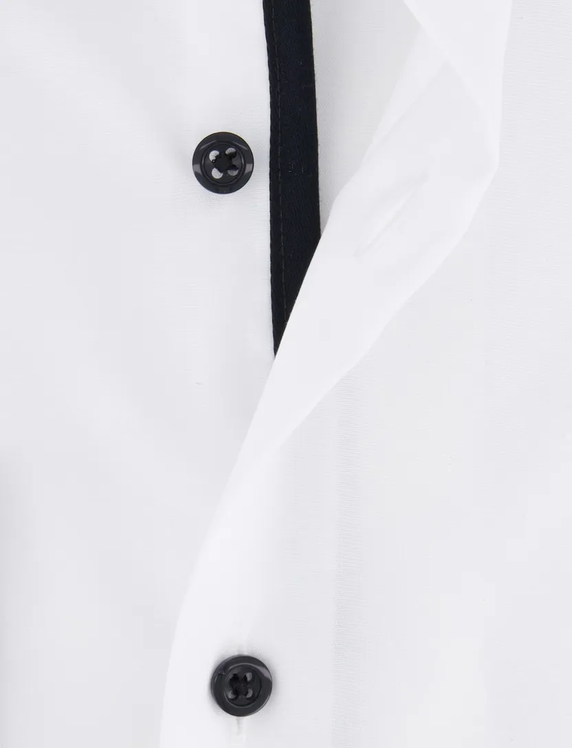 Eterna overhemd wit modern fit lange mouwen