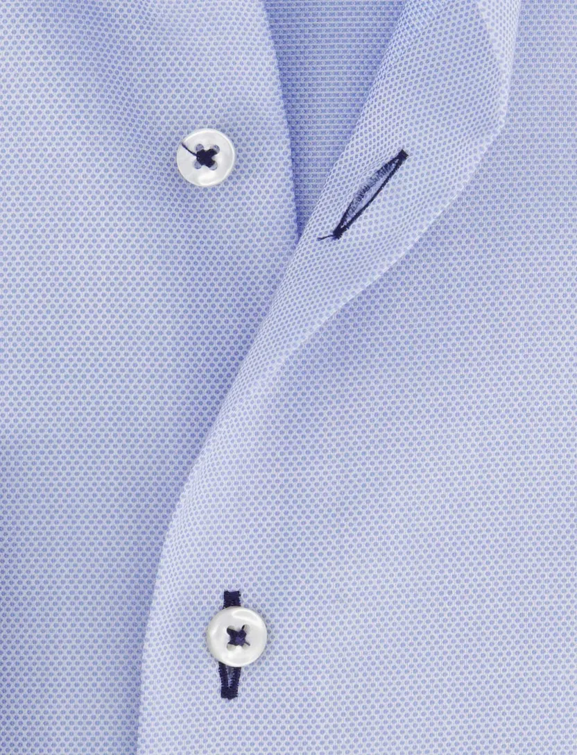 Eterna overhemd lichtblauw lange mouwen modern fit