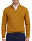 Half zip trui Portofino oker