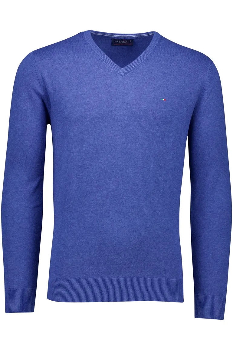 Portofino trui Vince v-hals blauw