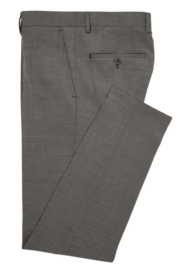 pantalon Roy Robson mix en match antraciet virgin wol