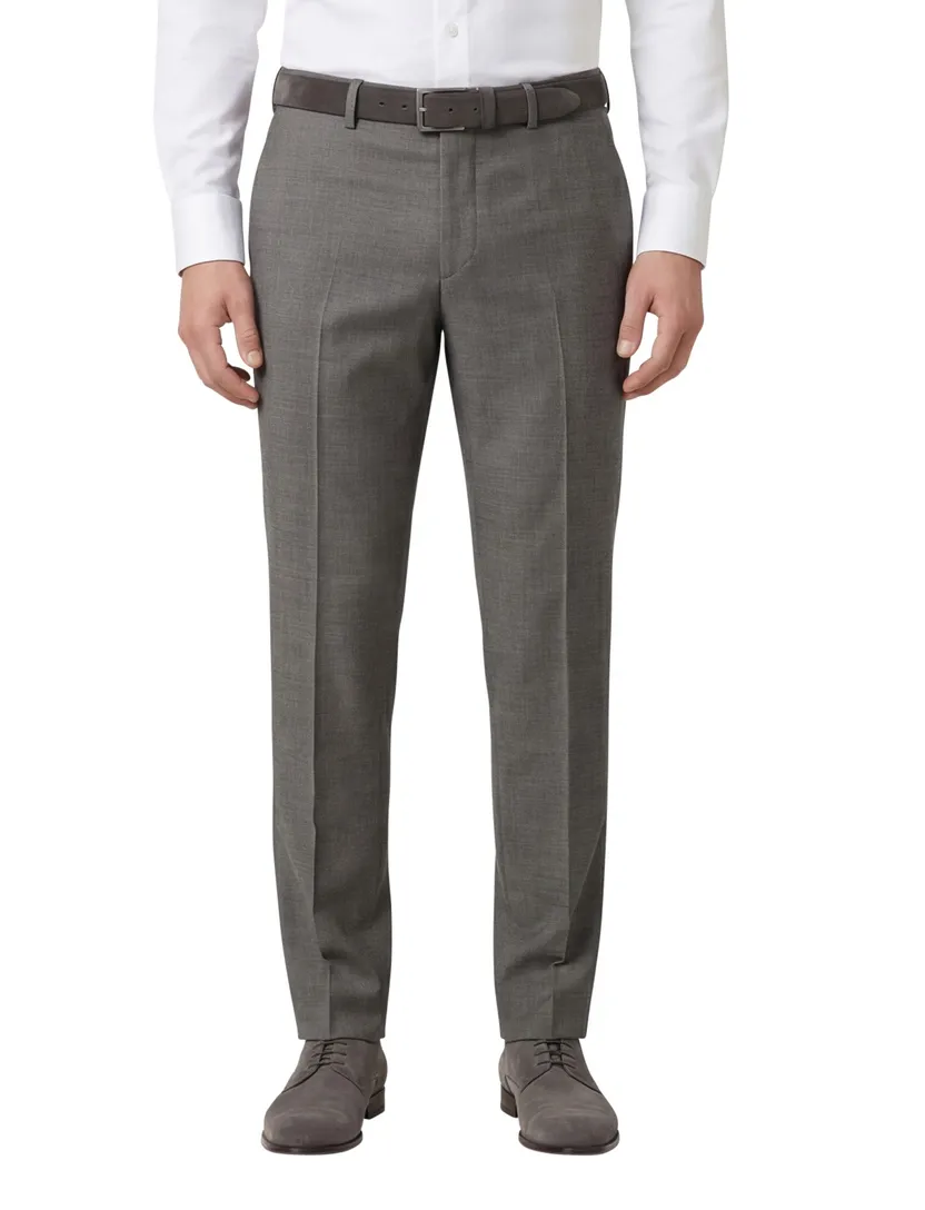 pantalon Roy Robson mix en match antraciet virgin wol