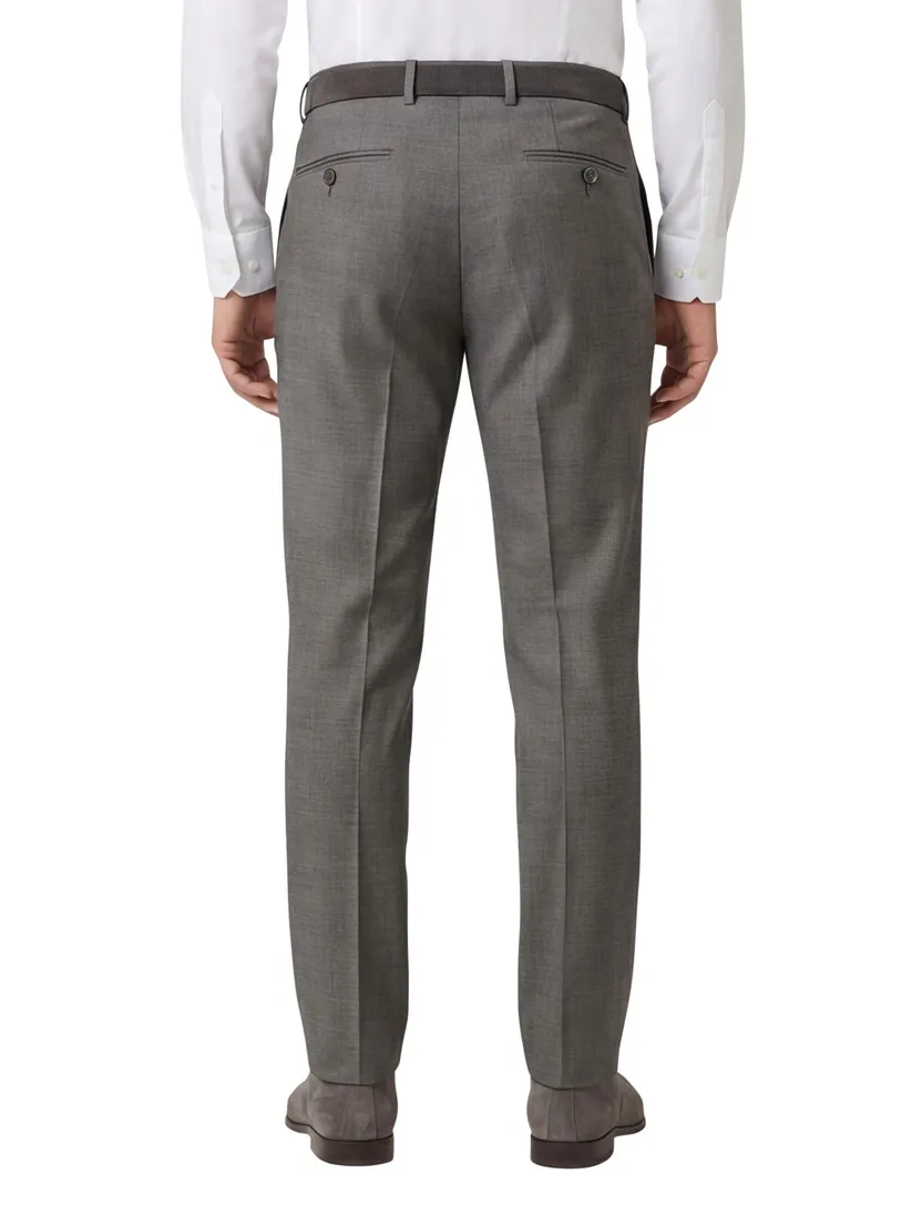 pantalon Roy Robson mix en match antraciet virgin wol