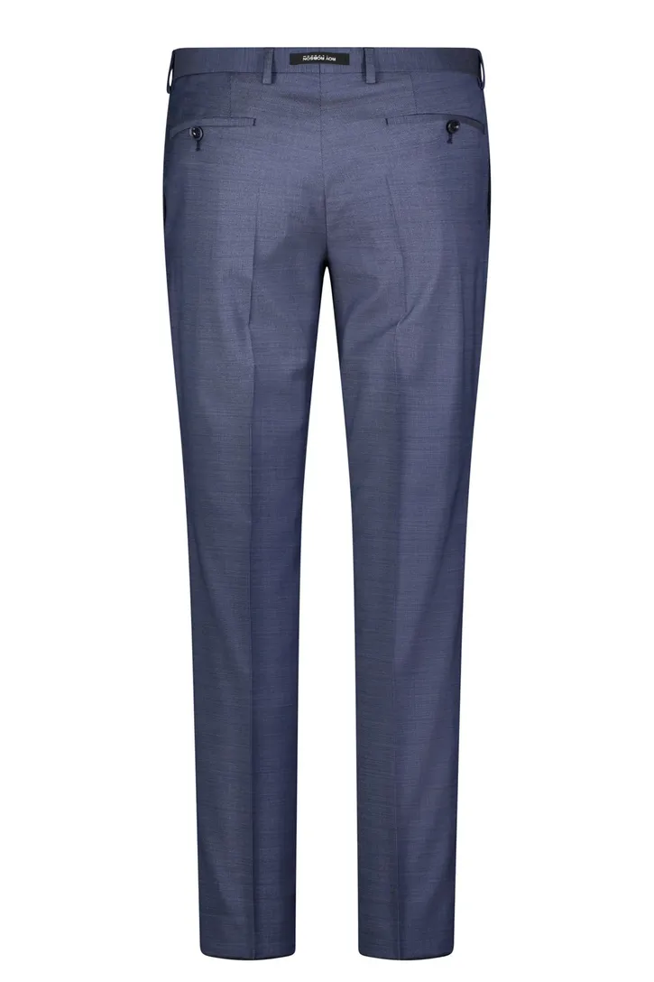 pantalon Roy Robson mix en match blauw virgin wol