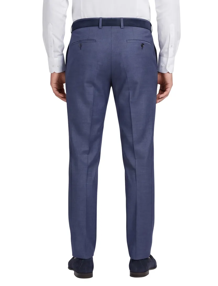 pantalon Roy Robson mix en match blauw virgin wol