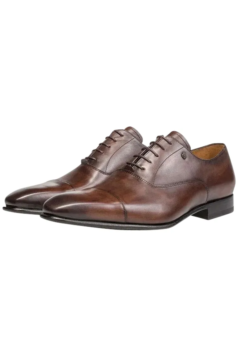 Van Bommel nette schoenen bruin kalfsleer