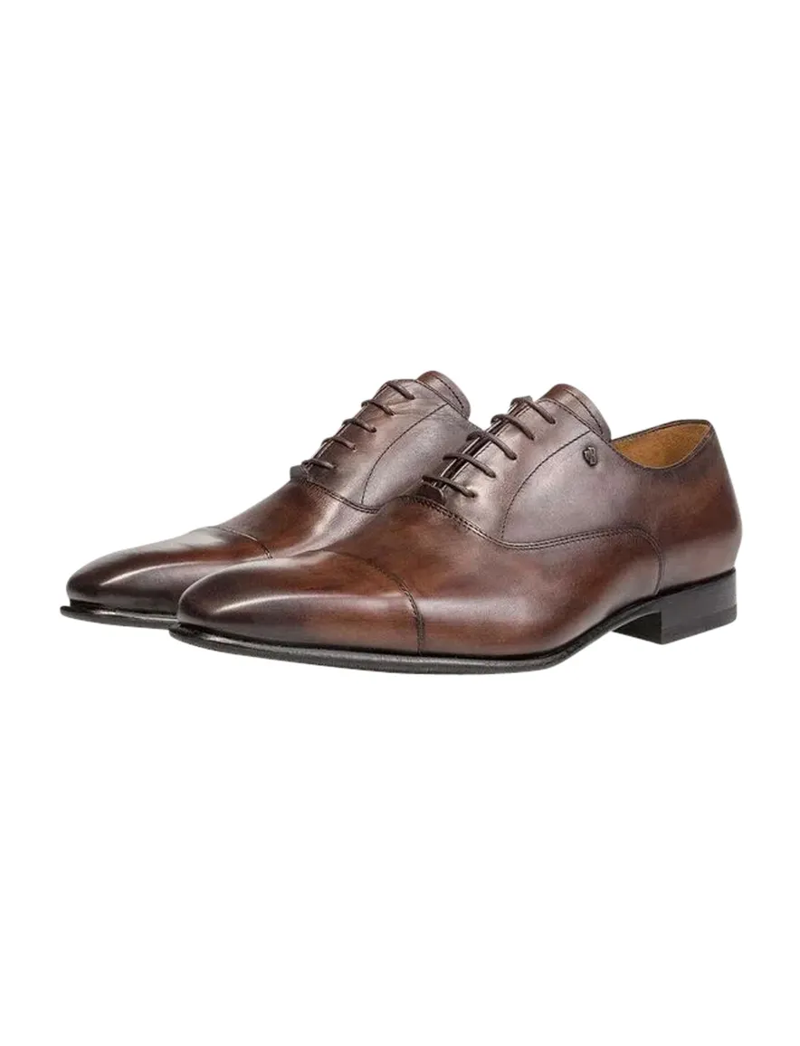 Van Bommel nette schoenen bruin kalfsleer