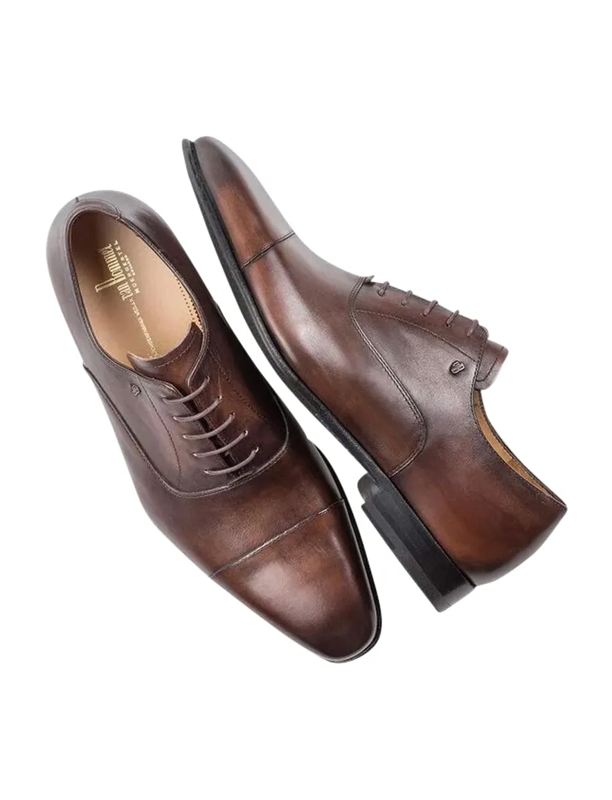 Van Bommel nette schoenen bruin kalfsleer