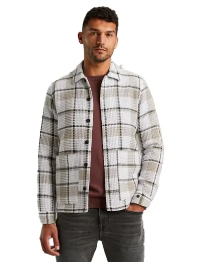 Cast Iron Cast Iron overshirt wit geruit normale fit
