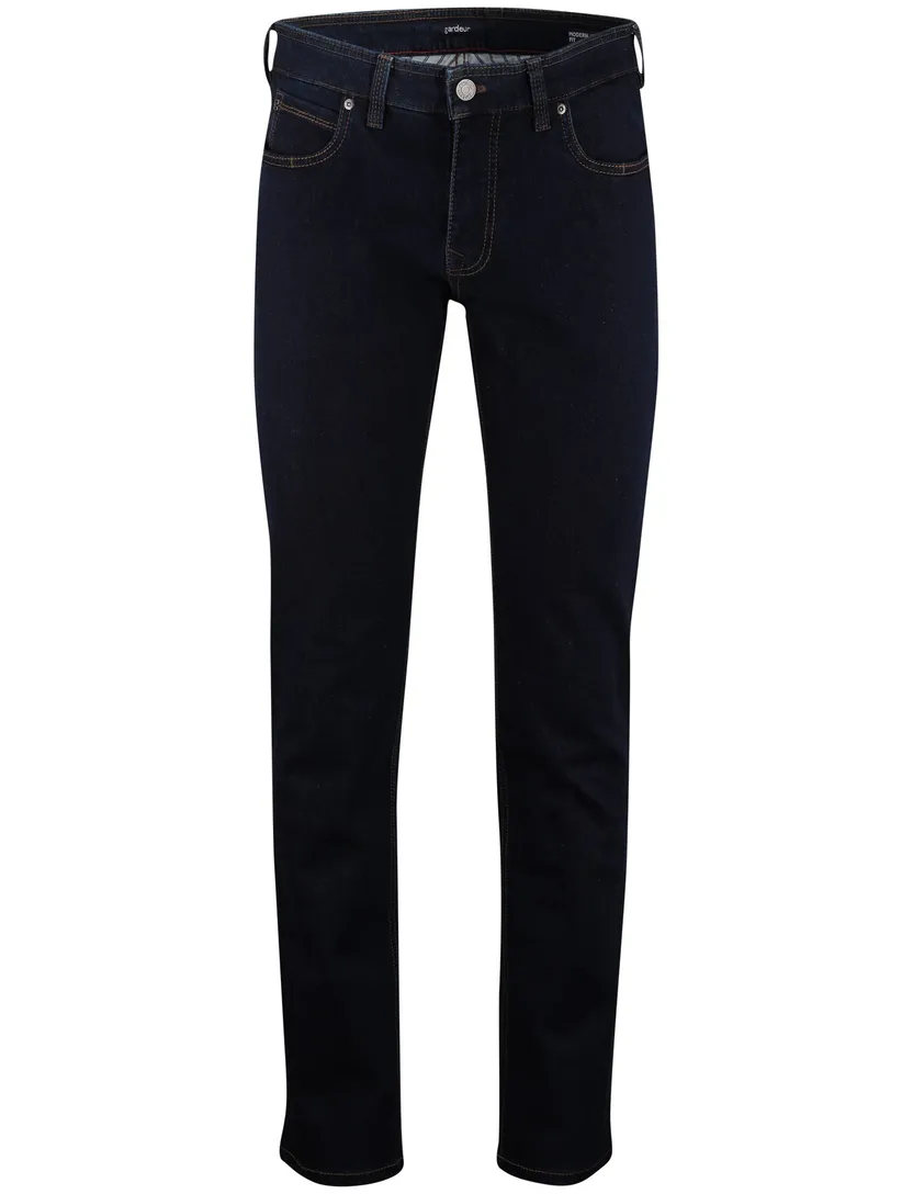 Gardeur 5-pocket jeans denim normale fit donkerblauw