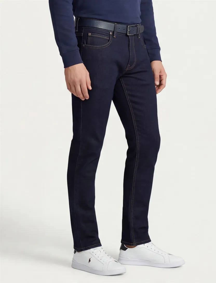 Gardeur 5-pocket jeans denim normale fit donkerblauw