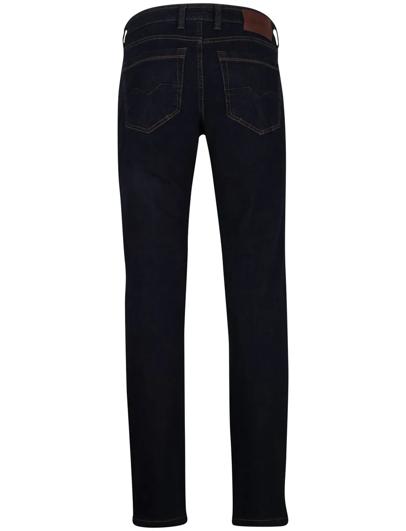 Gardeur 5-pocket jeans denim normale fit donkerblauw