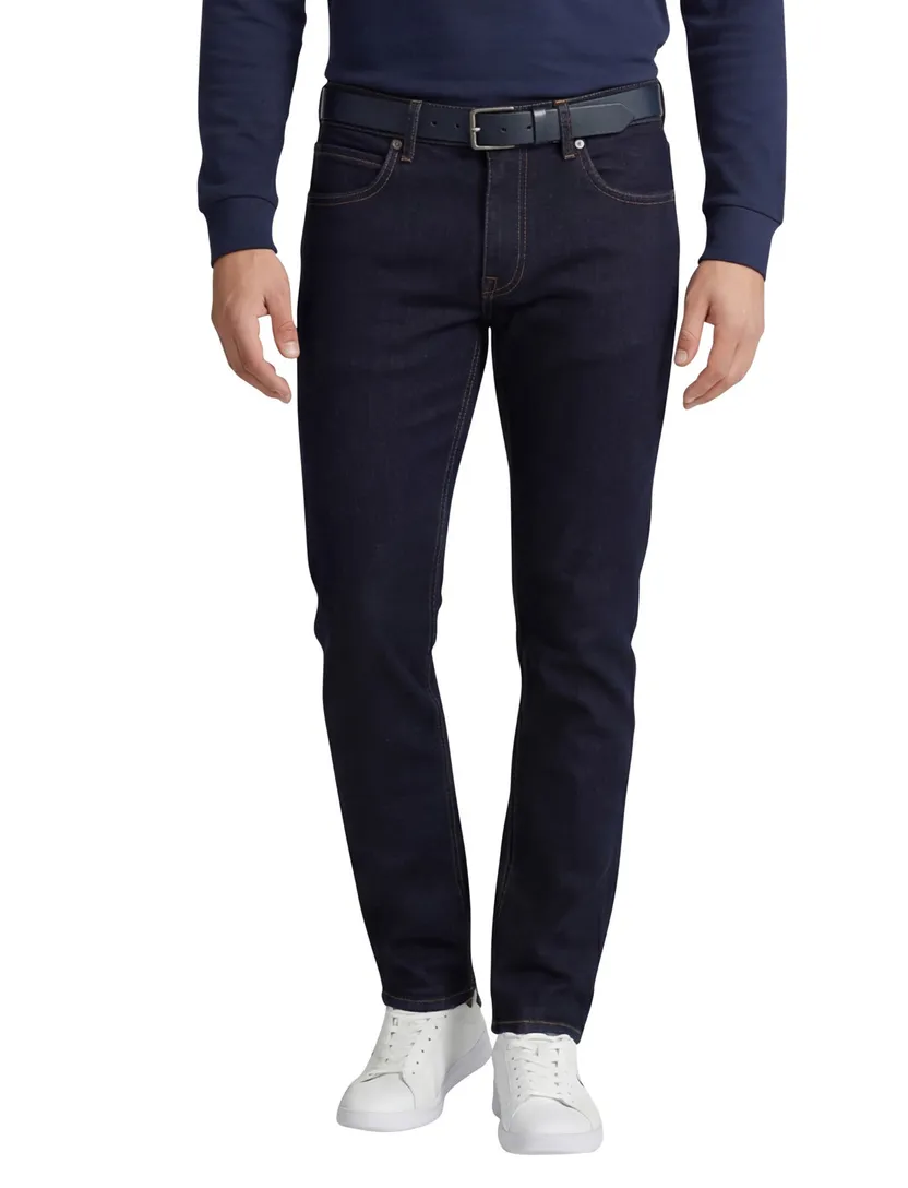 Gardeur 5-pocket jeans denim normale fit donkerblauw