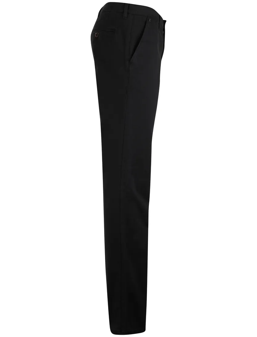 Gardeur pantalon katoen effen grijs flatfront normale fit