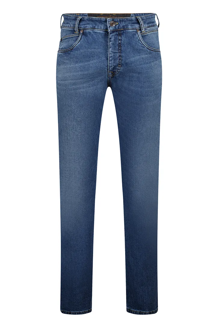Gardeur jeans Bennet 5-pocket blauw katoen