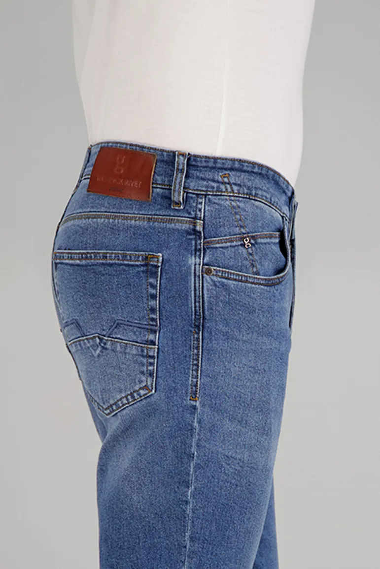 Gardeur jeans Modern Fit Bennet 5-pocket blauw
