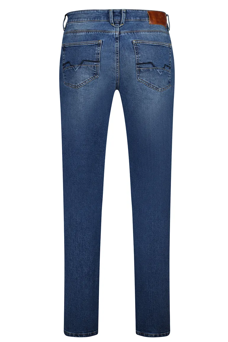 Gardeur jeans Modern Fit Bennet 5-pocket blauw