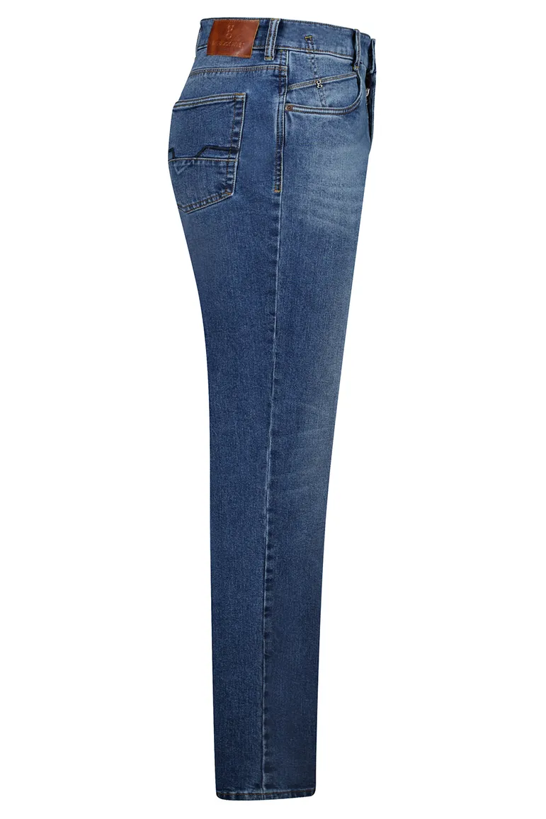 Gardeur jeans Modern Fit Bennet 5-pocket blauw