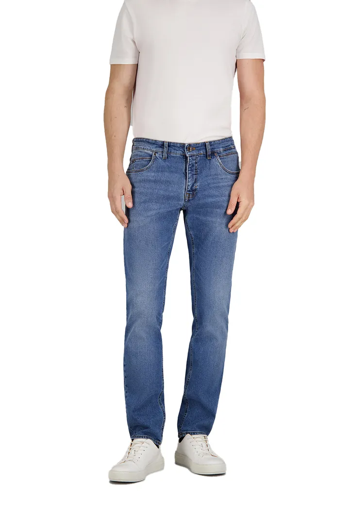 Gardeur jeans Bennet 5-pocket blauw katoen