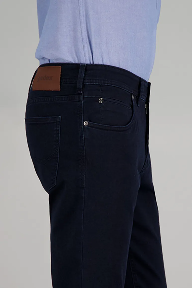 Gardeur 5-pocket jeans Bradley donkerblauw