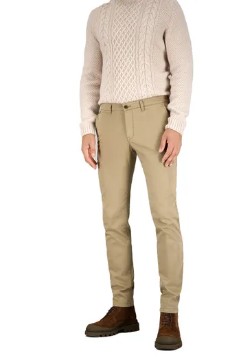 Gardeur Gardeur pantalon Seven camel ton katoen