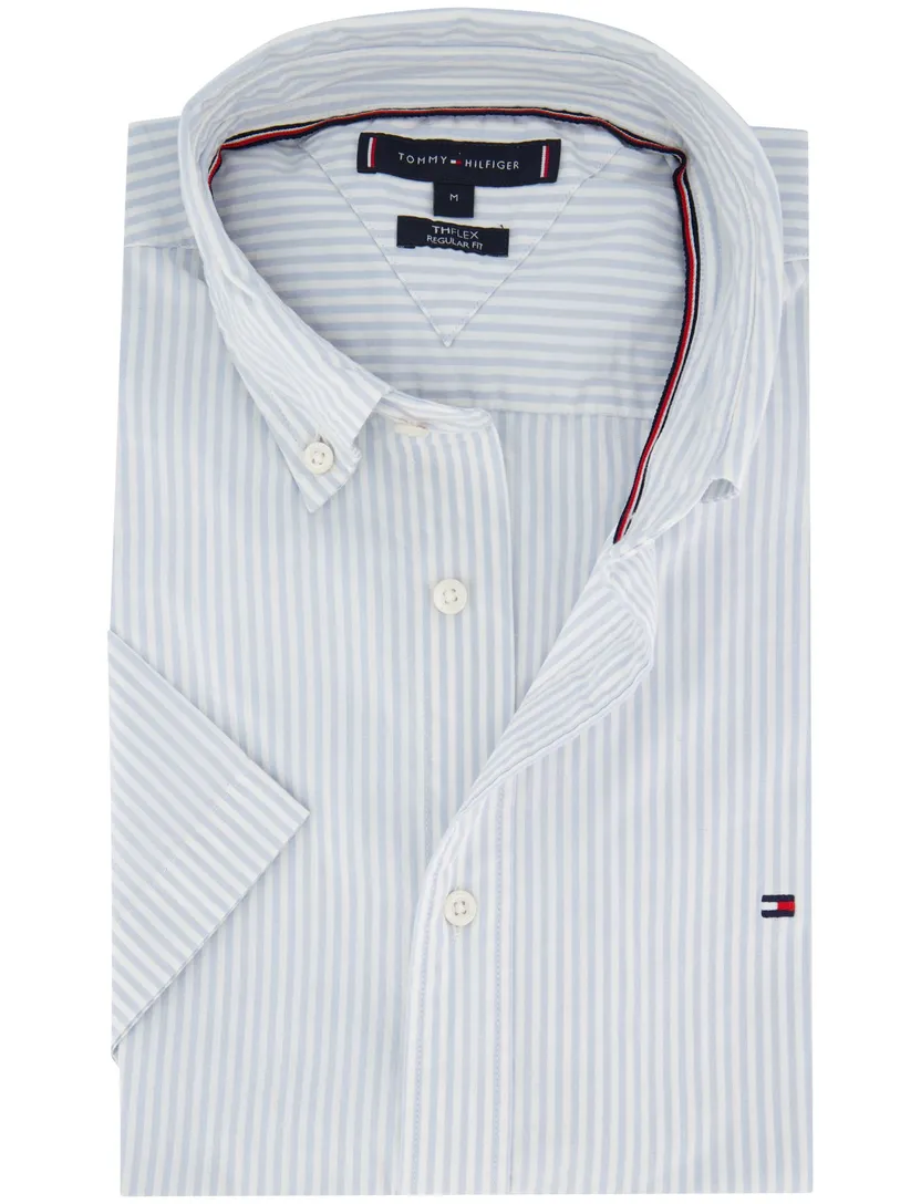 business overhemd Tommy Hilfiger lichtblauw