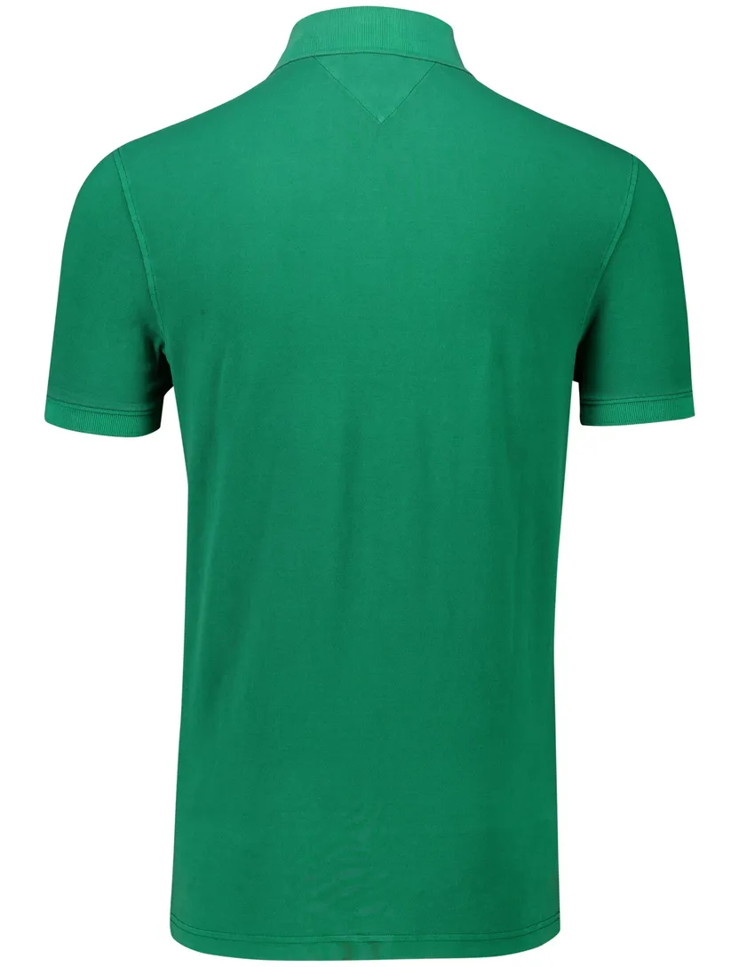 katoenen Tommy Hilfiger polo groen normale fit