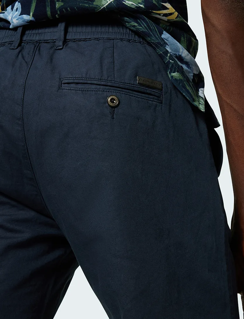 Pierre Cardin bermuda donkerblauw effen