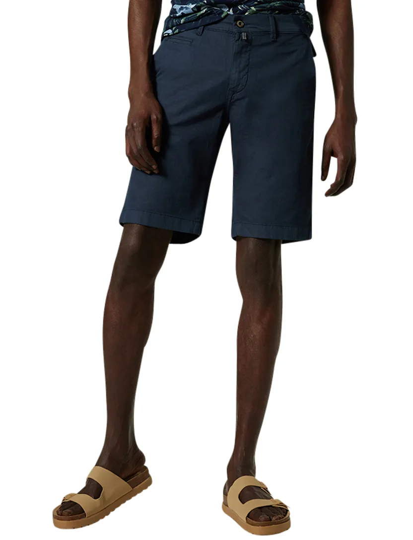 Pierre Cardin bermuda donkerblauw effen