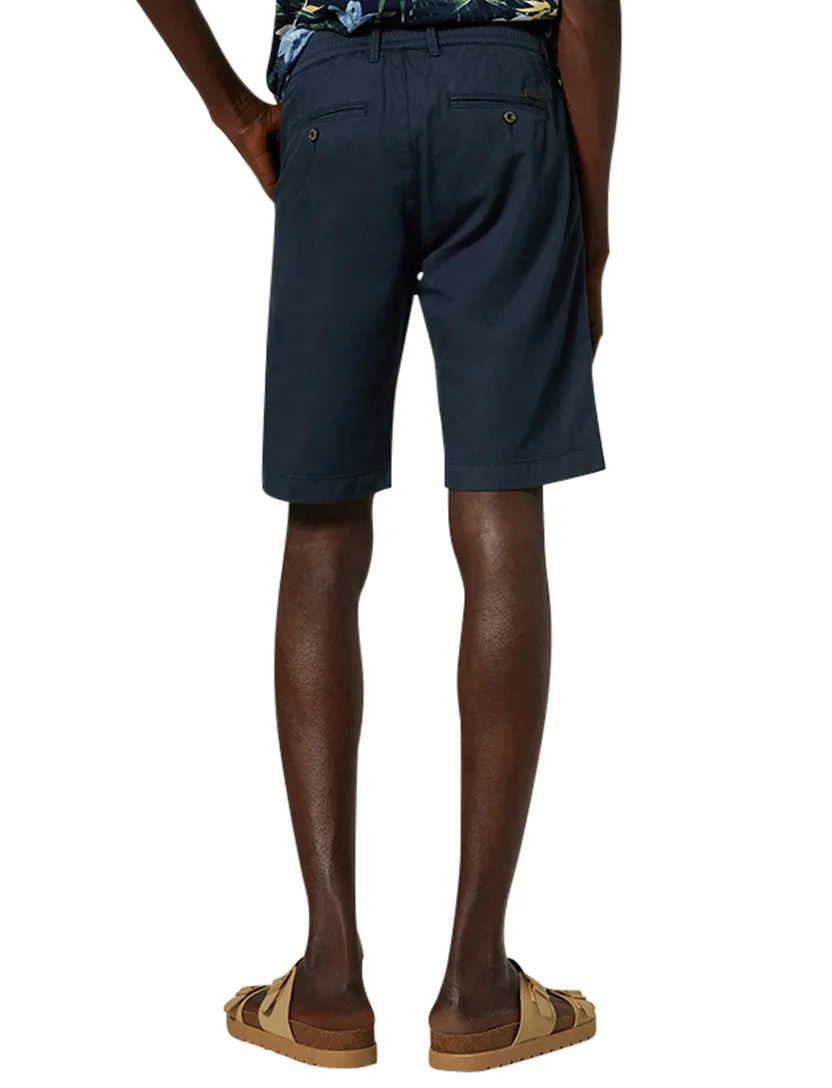 Pierre Cardin bermuda donkerblauw effen