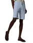 katoenen Pierre Cardin Lyon Bermuda effen lichtblauw
