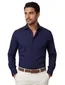 Eterna overhemd donkerblauw strijkvrij
