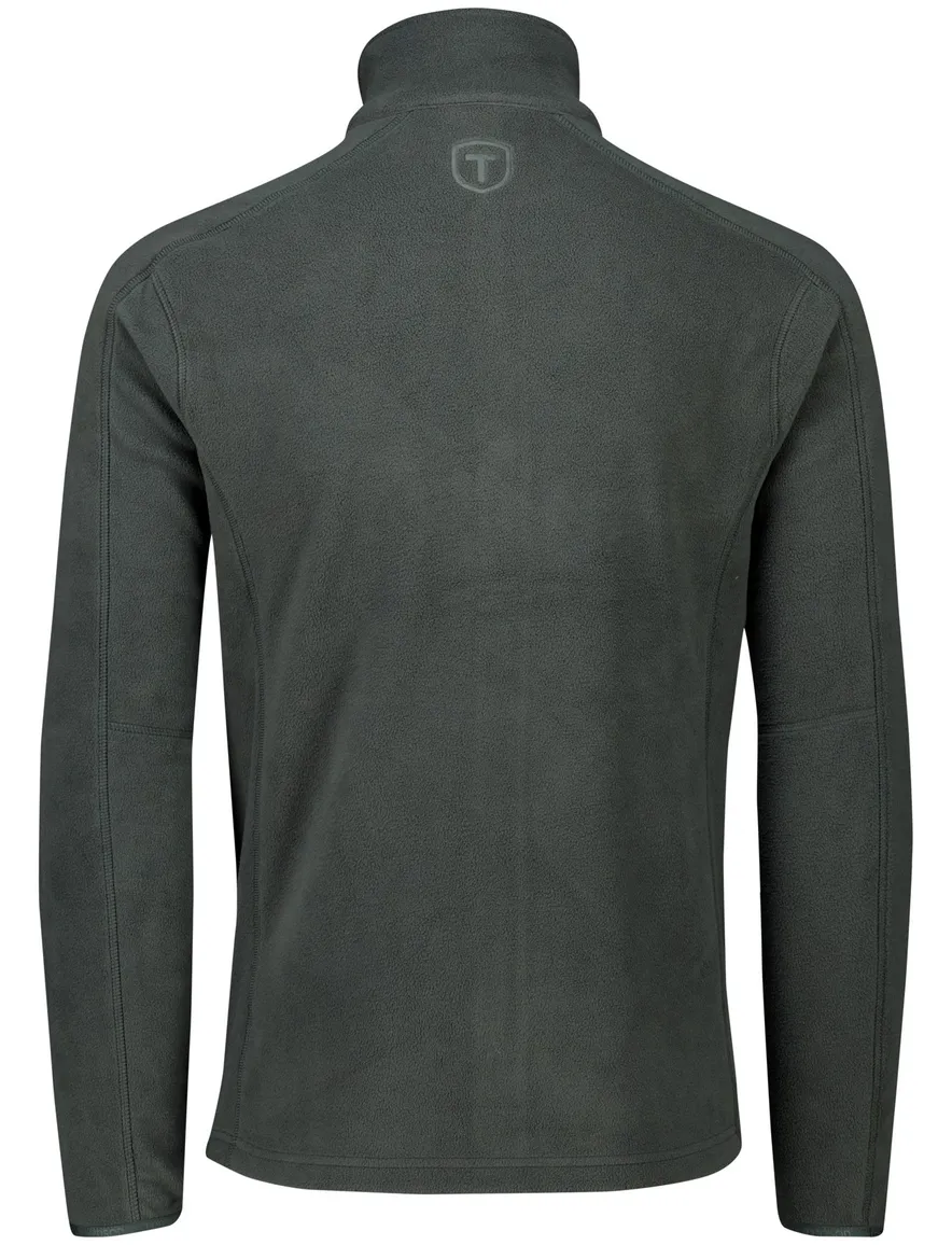 Tenson fleece vest effen antraciet normale fit