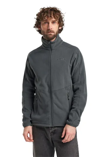 Tenson Tenson fleece vest effen groen normale fit