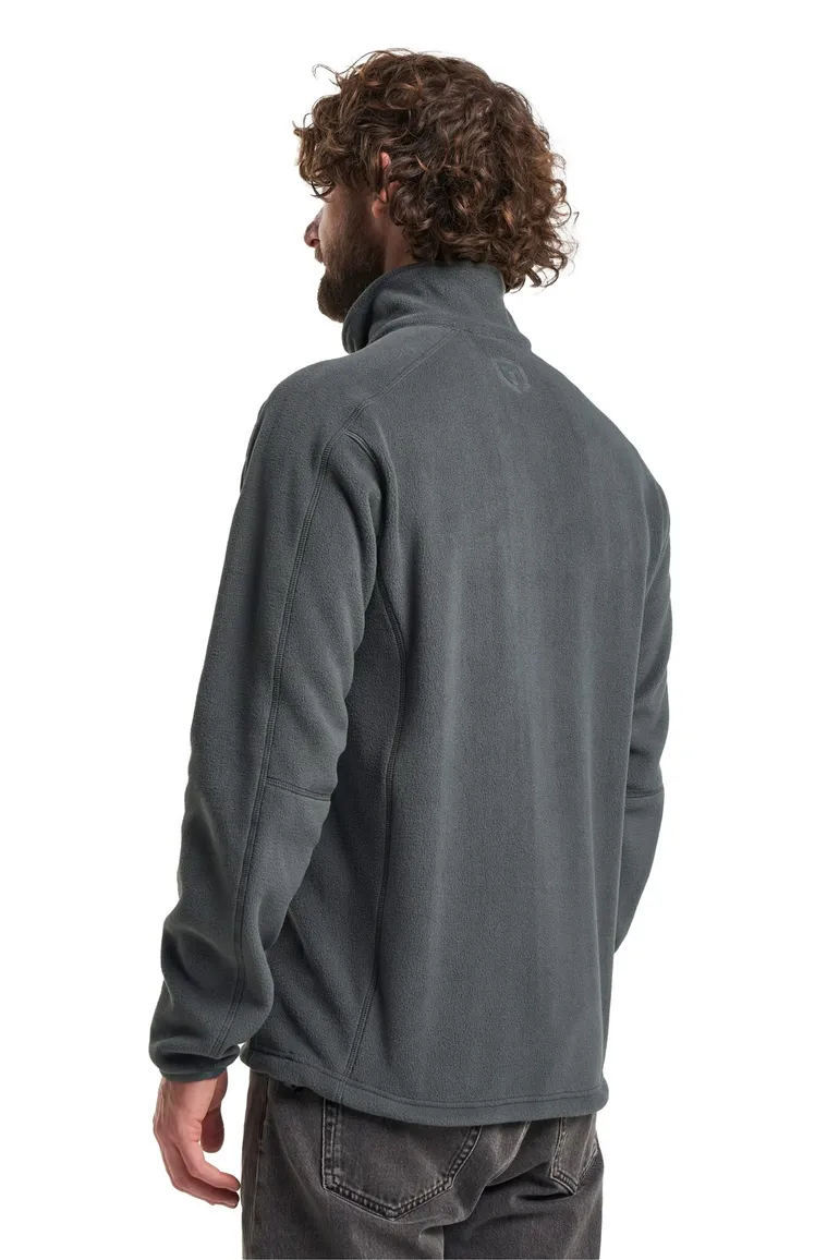 Tenson fleece vest effen antraciet normale fit