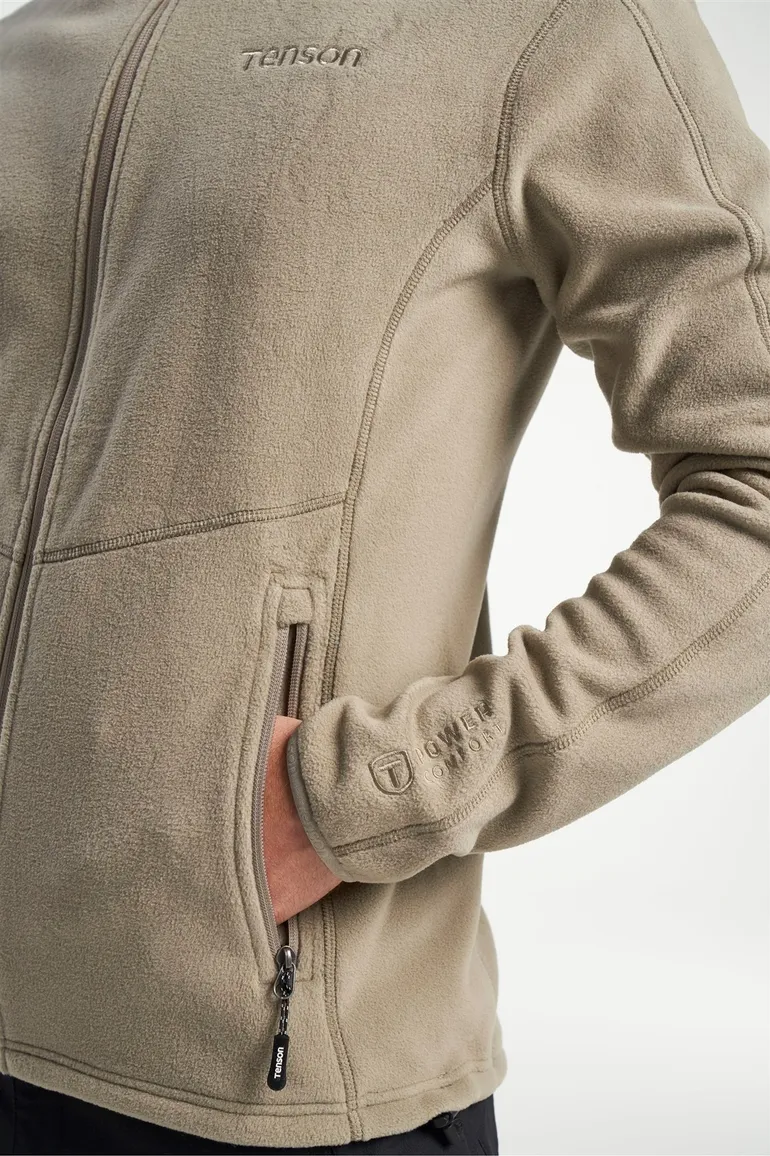 Tenson fleece vest beige
