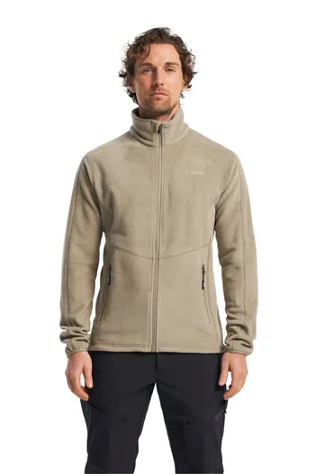 Tenson fleece vest Tenson effen beige normale fit