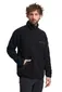 sweater Tenson fleece half zip effen zwart